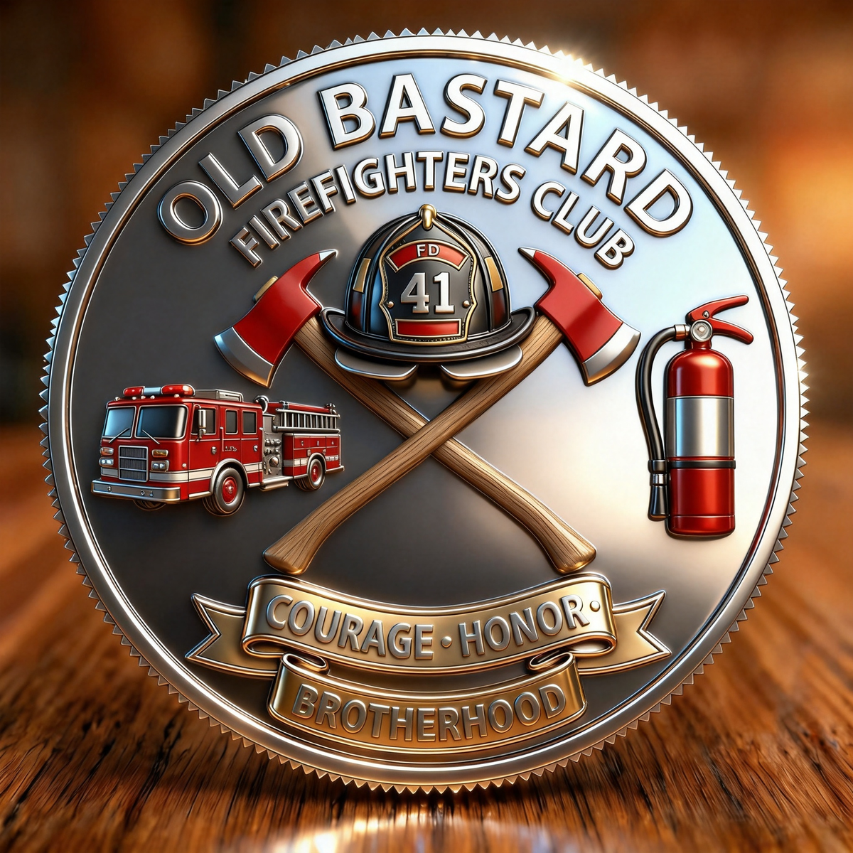 š„Last Day 60% OFF - Firefighters Club Honor Coin
