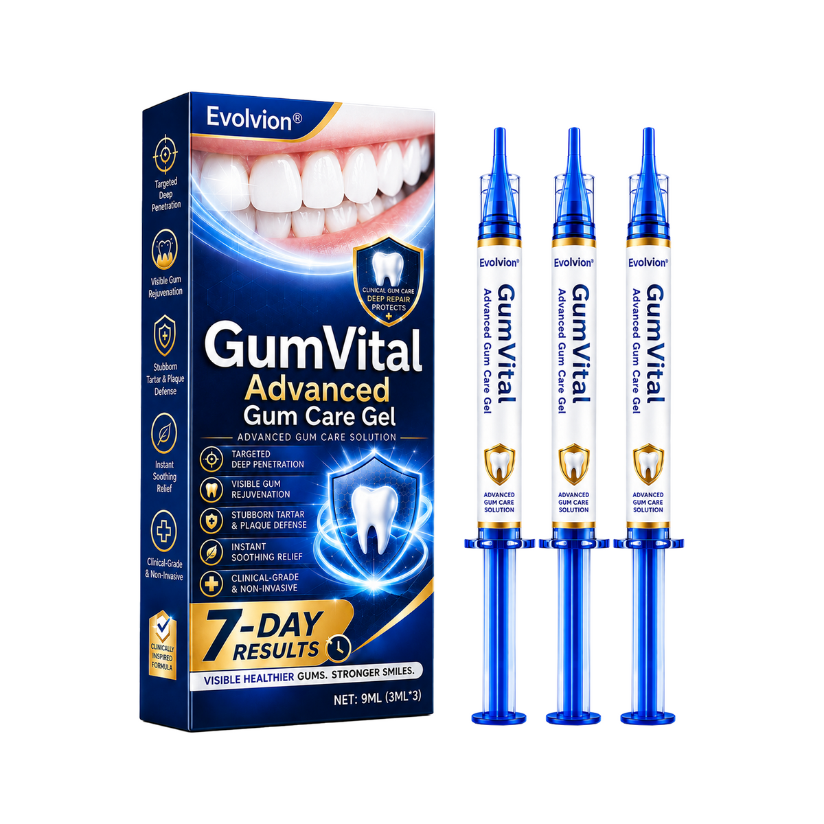 🦷 Evolvion® GumVital Advanced Gum Care Gel + 🎁 FREE Gum Care Kit