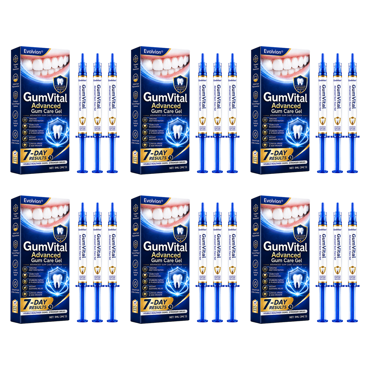 🦷 Evolvion® GumVital Advanced Gum Care Gel + 🎁 FREE Gum Care Kit