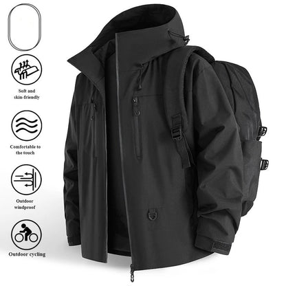 🥾LAST DAY 49% OFF👔 Waterproof Jacket: 3D-Cut Waterproof Jacket – Fits Hiking, Commuting & Casual Outings!
