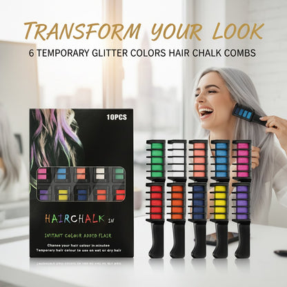 🔥LAST DAY PROMOTION SAVE 49%-Festive Fun Hair Chalk Combs