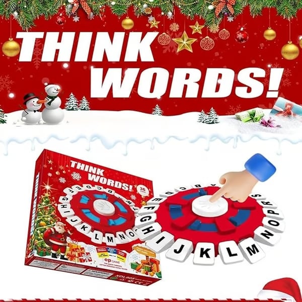 👪Word Game | Fast-Paced Family Board Game| Learning Game Great for All Ages