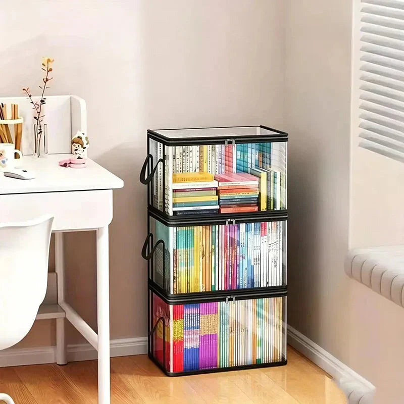 🔥Last Day 50% OFF📦Portable Large Heavy-Duty Thick Plastic Clear Storage Box with Hinged Lid | Home, Travel & Camping