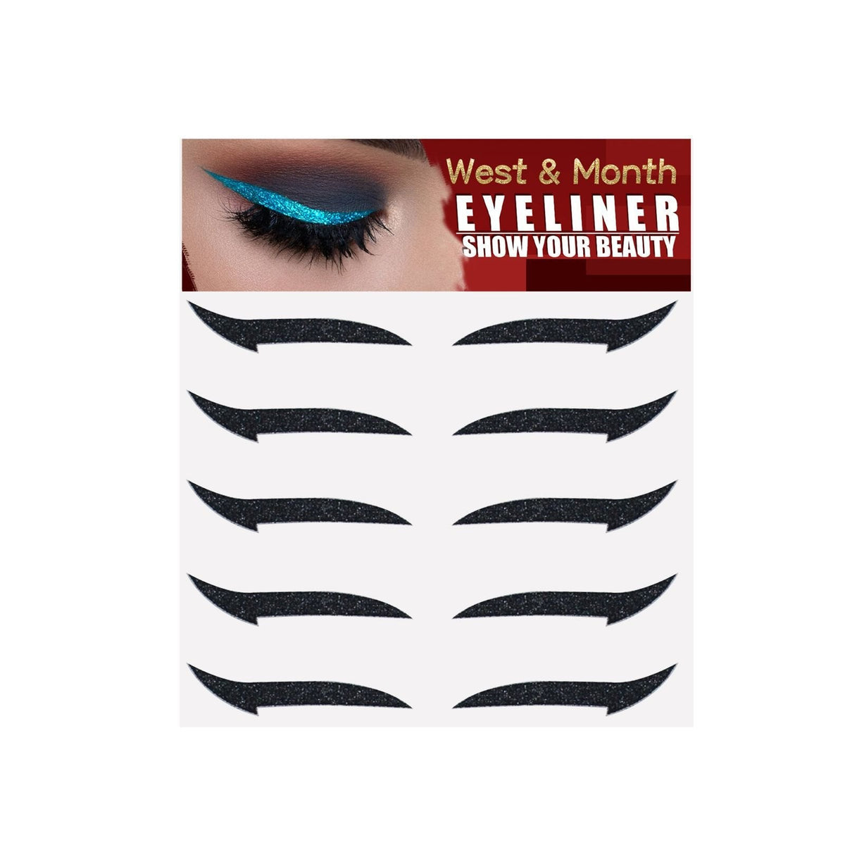 ✨Shiny waterproof reusable eyeliner stickers double eyelid stickers