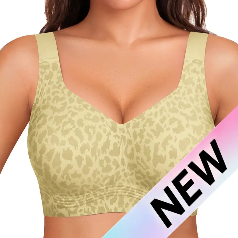 Full Coverage Wireless Support Bra for Women – Lift, Side & Back Smoothing, Wide Adjustable Straps