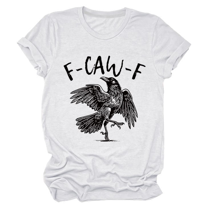 Humorous Crow Graphic T-Shirt – Say It With a Caw!