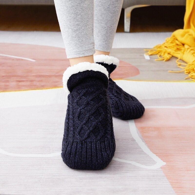 Indoor Non-slip Thermal Socks✅ Bye to Numbness, Pain and Swelling ✅ Foot issues and sensitive feet ✅ Help increase blood flow and circulation