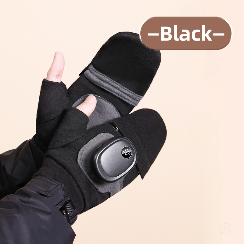 🔥Last Day 49% OFF💖✨Smart Thermostatic Heated Fingerless Gloves | Warm + Flexible + All-Day Cozy 🤗