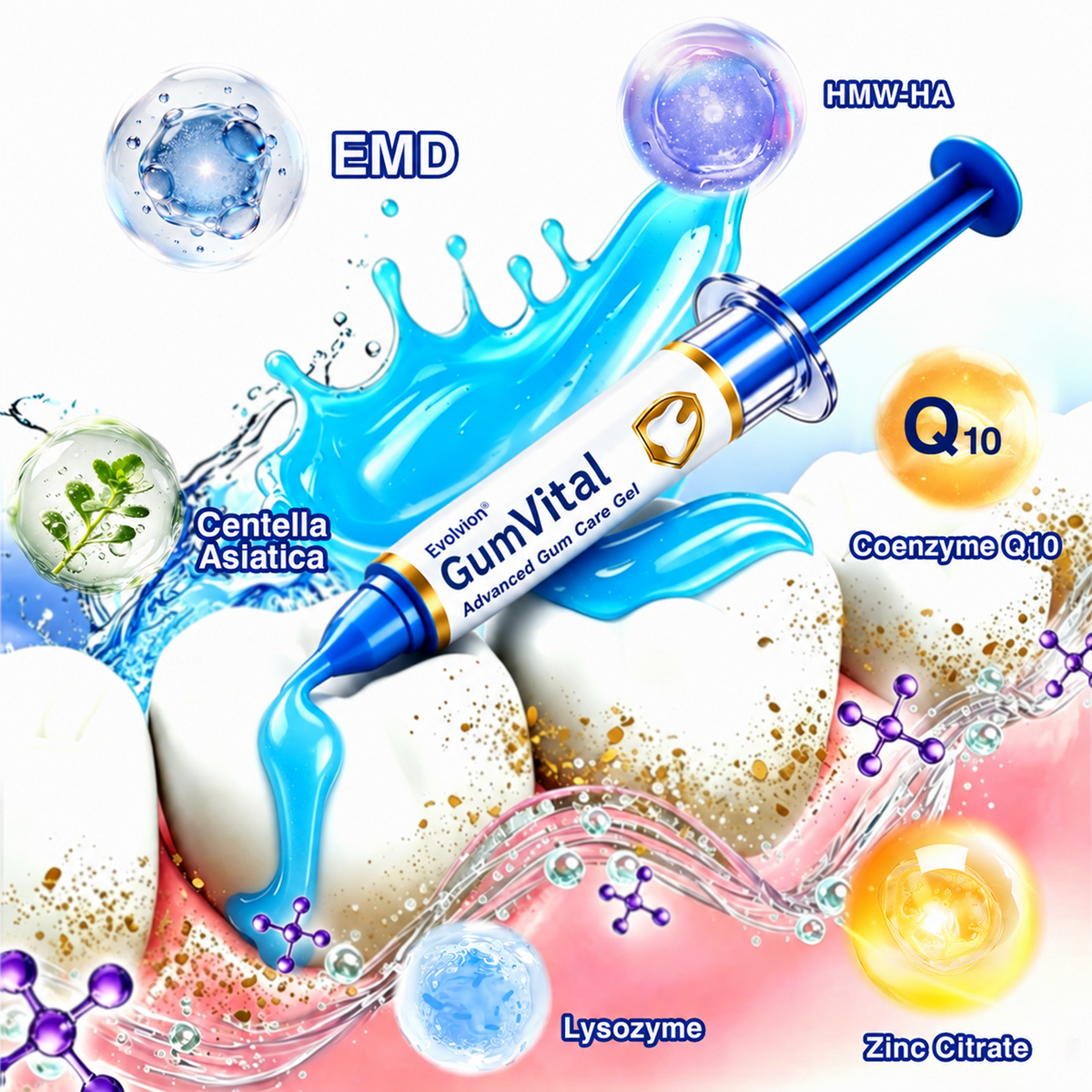 🦷 Evolvion® GumVital Advanced Gum Care Gel + 🎁 FREE Gum Care Kit