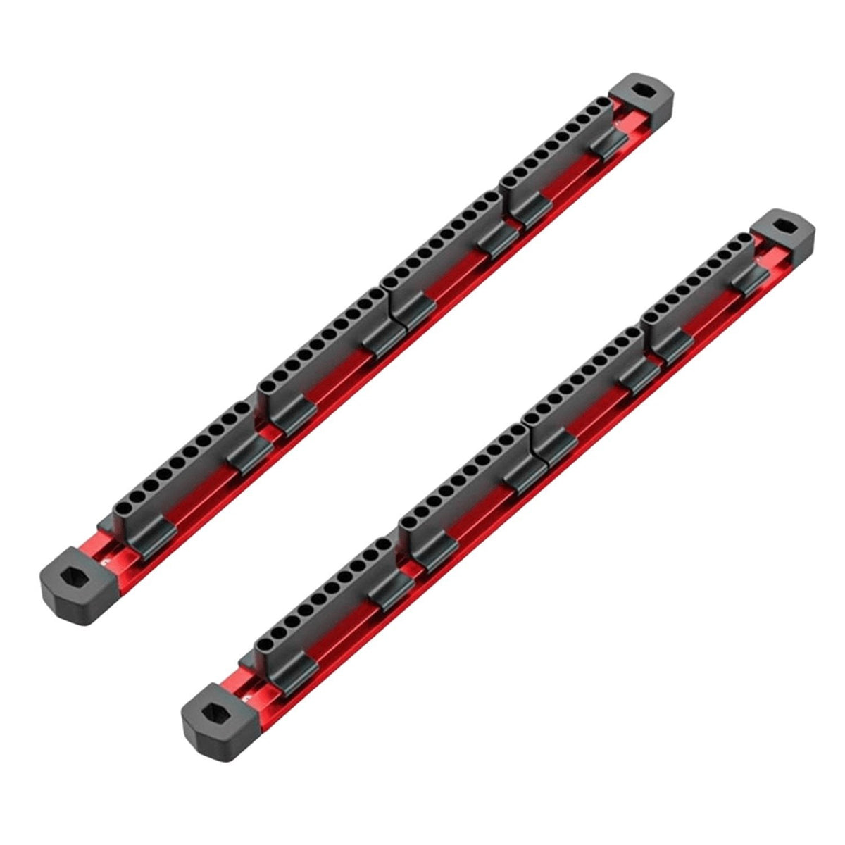🔥Last Day 49% OFF-Pro-Series Aluminum Magnetic Hex Bit Organizer | 40-Slot 1/4" Drive Holder