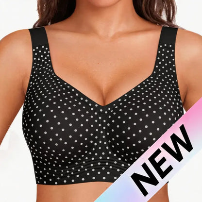 Full Coverage Wireless Support Bra for Women – Lift, Side & Back Smoothing, Wide Adjustable Straps