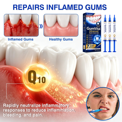 🦷 Evolvion® GumVital Advanced Gum Care Gel + 🎁 FREE Gum Care Kit