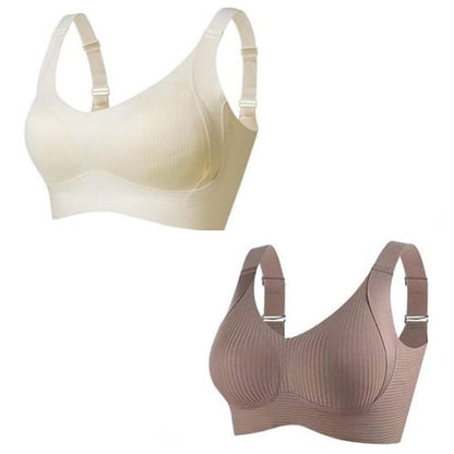 🎁Last Day Buy 1 Get 1 Free🔥Women's Ribbed Adjustable Wireless Bra