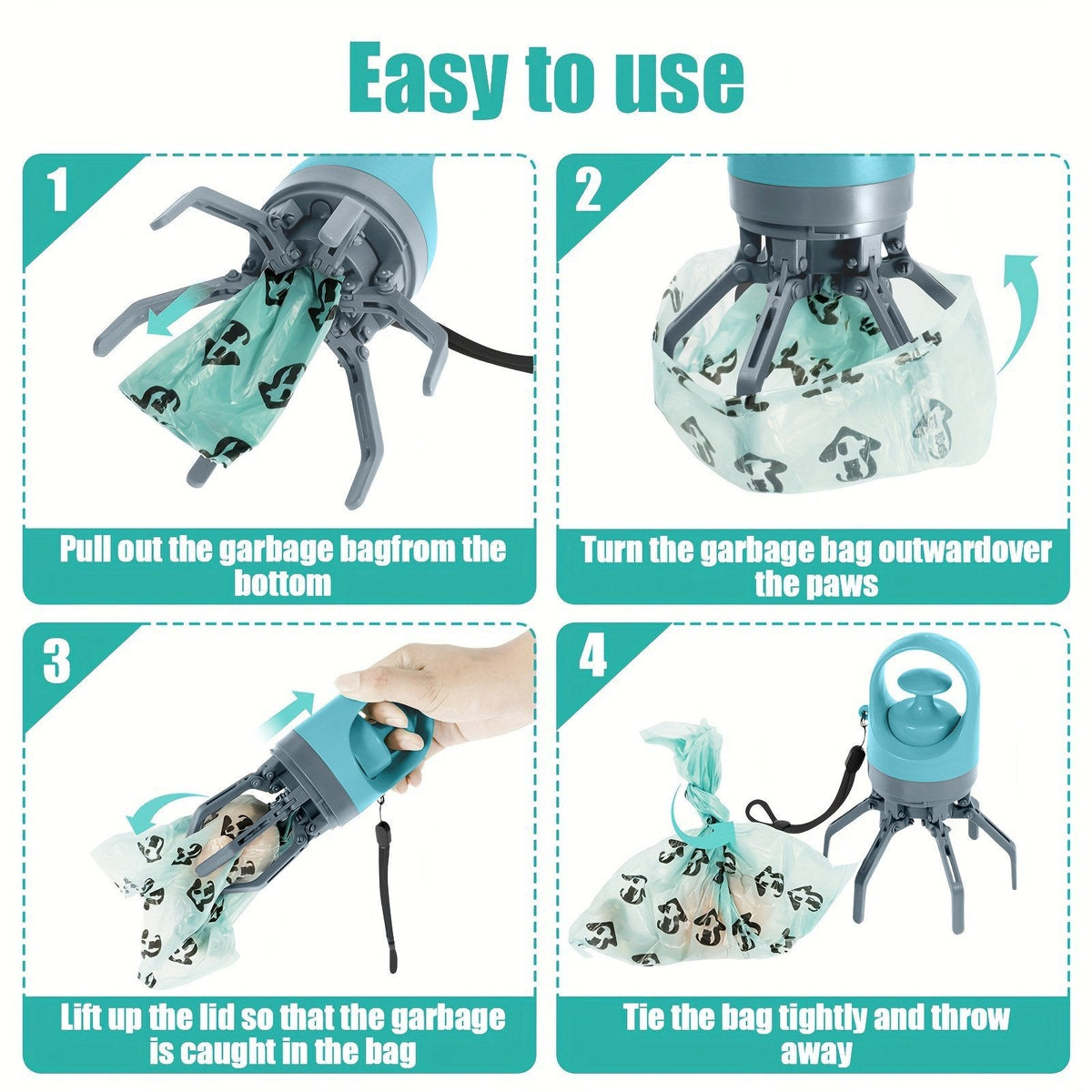 🔥Last Day 49% OFF🐾Portable Poop Scooper with Bags