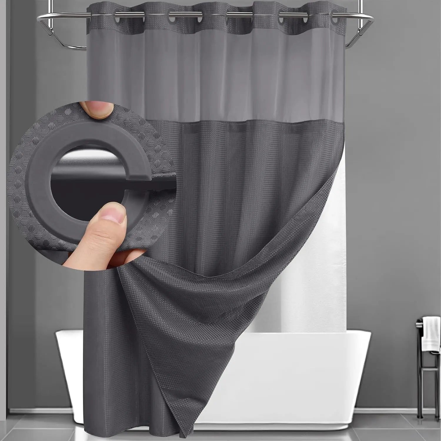 Charcoal gray