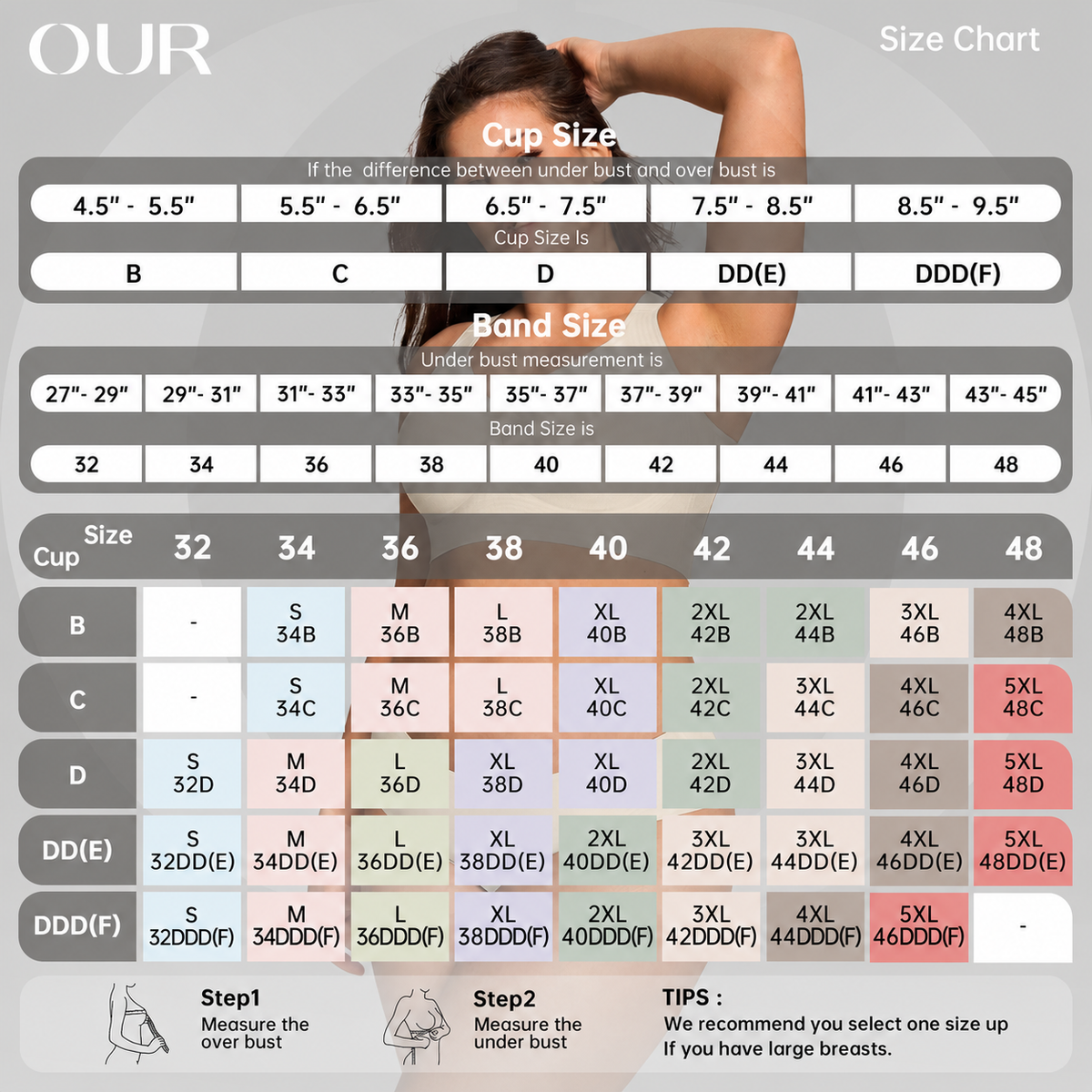 Full Coverage Wireless Support Bra for Women – Lift, Side & Back Smoothing, Wide Adjustable Straps