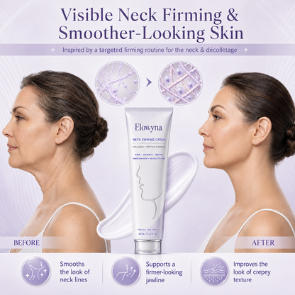 🧠👩‍🔬 Elowyna All-Over Firming Cream – FDA-Compliant Formula For Face, Neck & Body – Smooth, Tighten & Brighten – 70% OFF + 🎁 Free Derma Roller Today