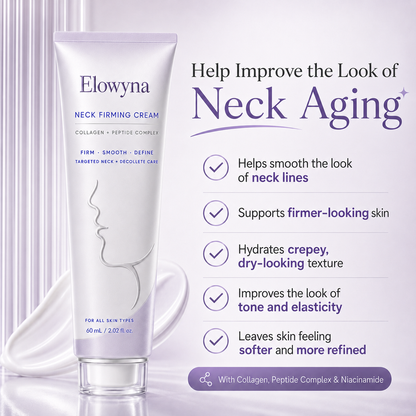 🧠👩‍🔬 Elowyna All-Over Firming Cream – FDA-Compliant Formula For Face, Neck & Body – Smooth, Tighten & Brighten – 70% OFF + 🎁 Free Derma Roller Today
