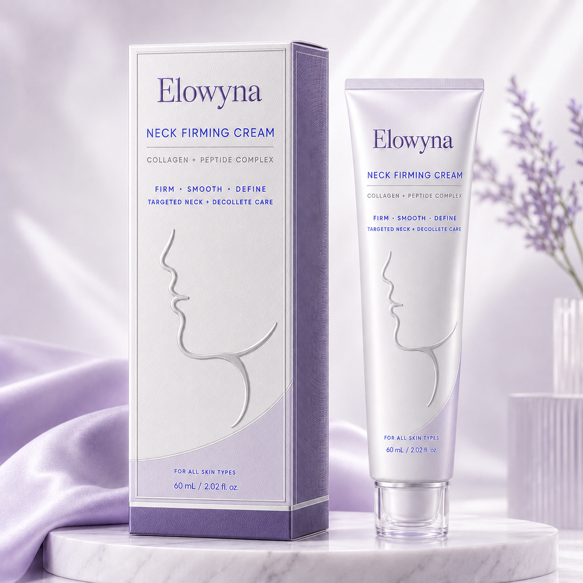 🧠👩‍🔬 Elowyna All-Over Firming Cream – FDA-Compliant Formula For Face, Neck & Body – Smooth, Tighten & Brighten – 70% OFF + 🎁 Free Derma Roller Today
