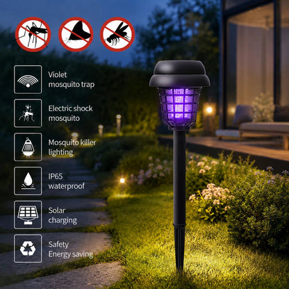 ⚡Summer Essentials 🦟Solar-Powered UV Mosquito Killer Lamp