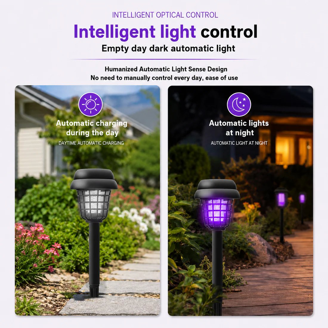 ⚡Summer Essentials 🦟Solar-Powered UV Mosquito Killer Lamp