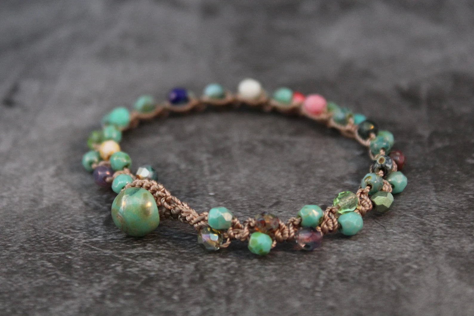 Green beads