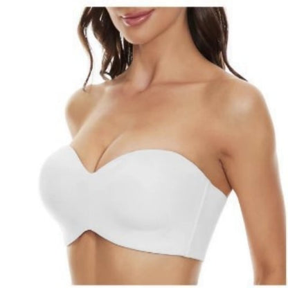 🏆LAST DAY SALE 49% OFF - Full Support Seamless Strapless Convertible Bandeau Bra