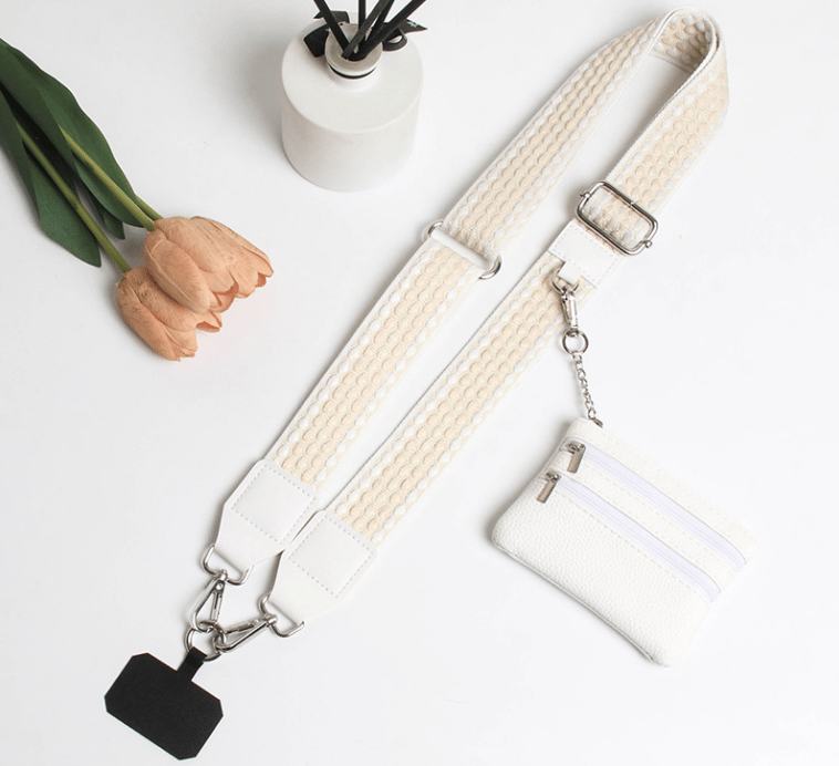 💖HOT SALE-49% OFF📱Crossbody Phone Strap with Zippered Pouch