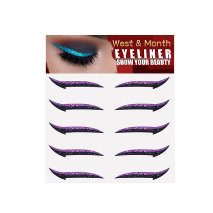 ✨Shiny waterproof reusable eyeliner stickers double eyelid stickers