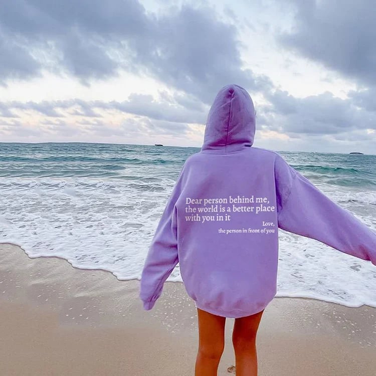 🔥LAST WEEK SALE 49% OFF✨'Dear Person Behind Me' Sweatshirt🥳