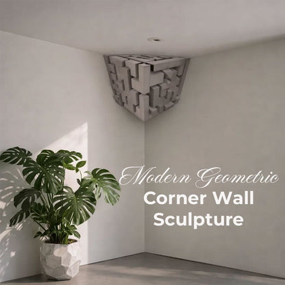 🔥Last Day 49% OFF-Modern Geometric Corner - Wall Art That Reshapes Reality 🧠✨