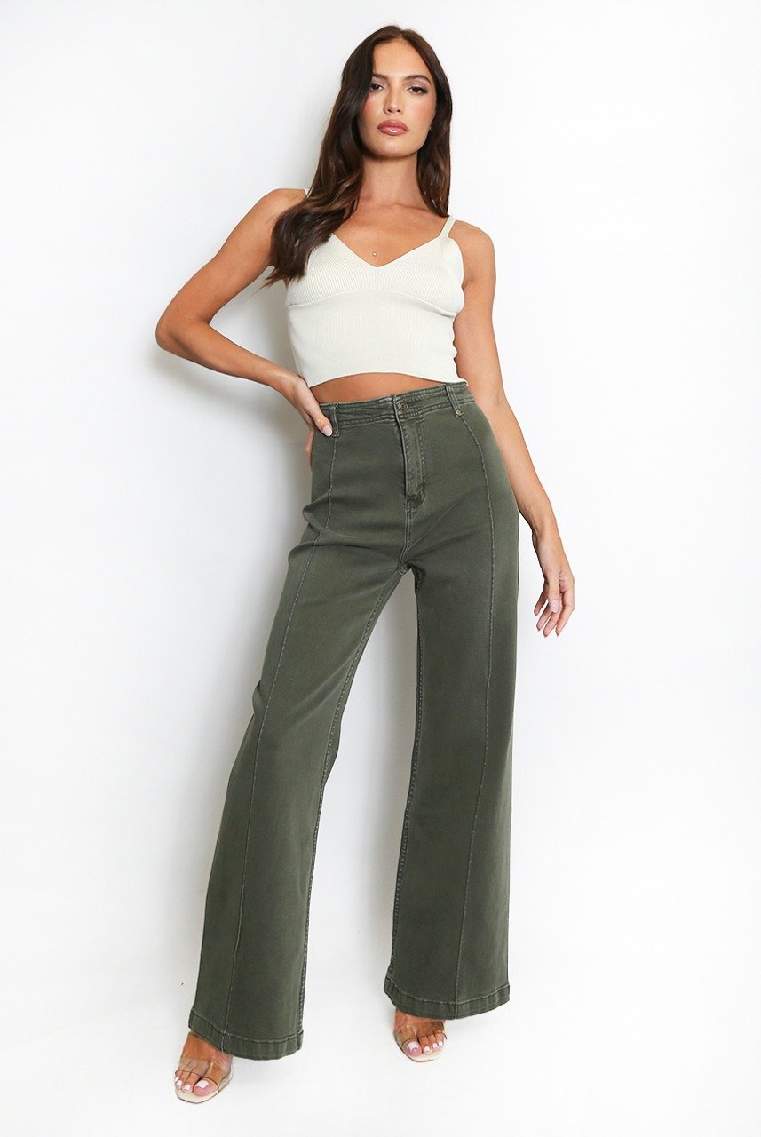 🍂Autumn 2025 New Arrivals🔥Visible Seam Wide Leg Jeans