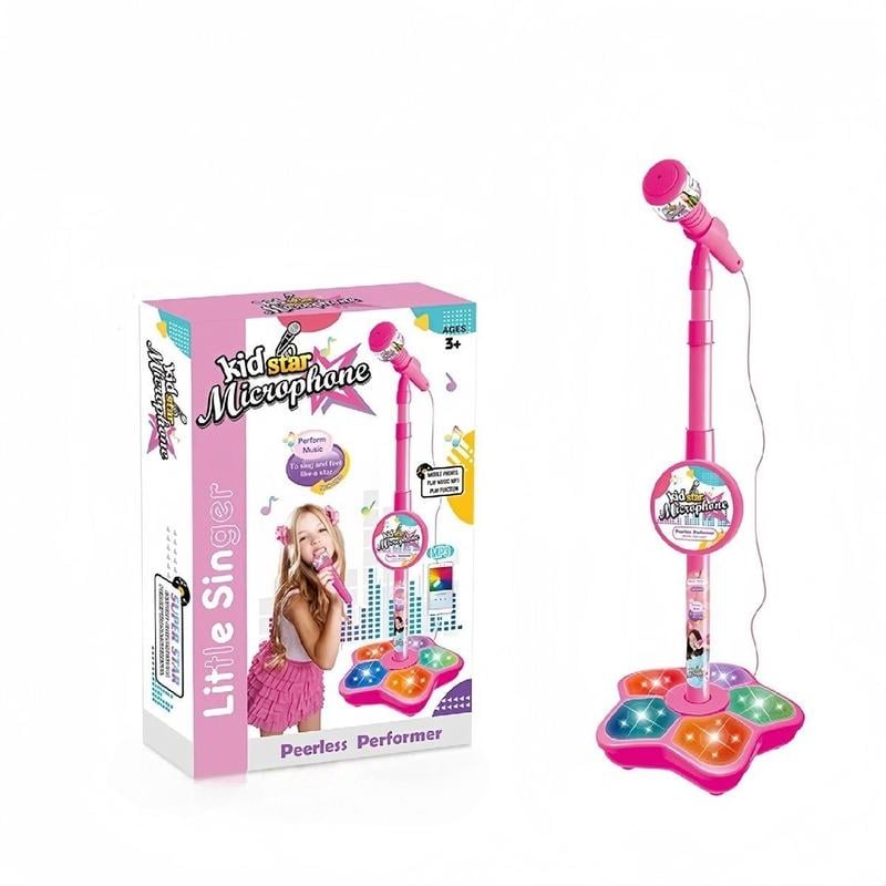 🔥Last Day 49% OFF - Microphone Toy, Karaoke Machine Toy with Light