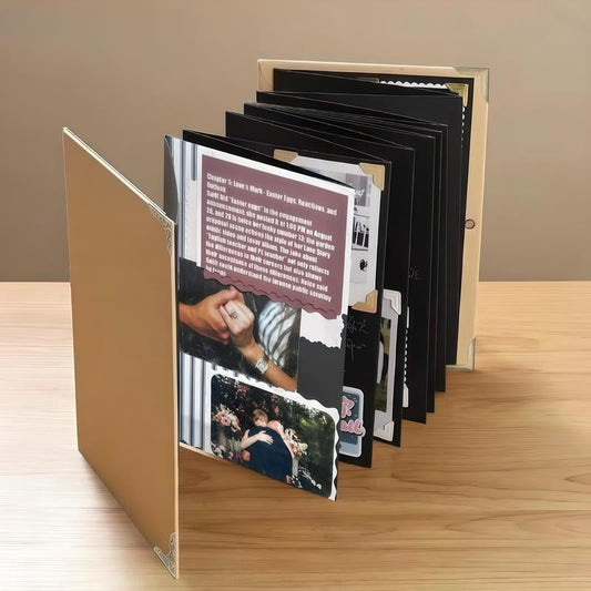 🔥Last Day 49% OFF-✨The Memory Keeper: 99+ Inch Accordion Scrapbook Album📚