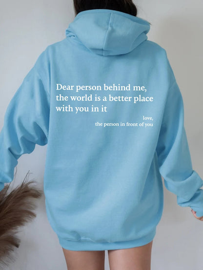 🔥LAST WEEK SALE 49% OFF✨'Dear Person Behind Me' Sweatshirt🥳
