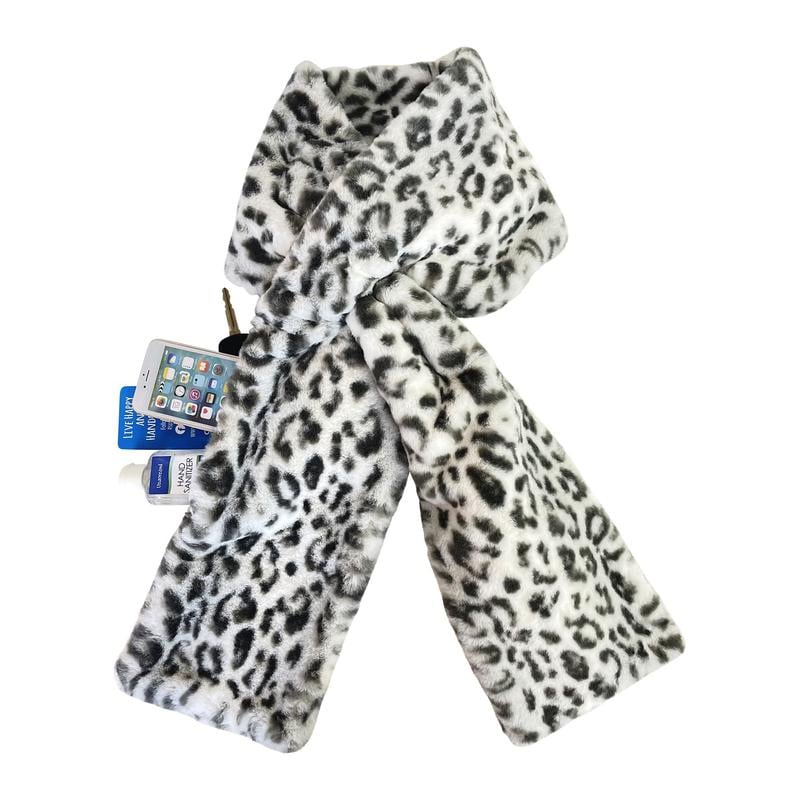 🔥Last Day 49% OFF❄️ Faux-Fur Pull-Through Scarf with Hidden Pocket