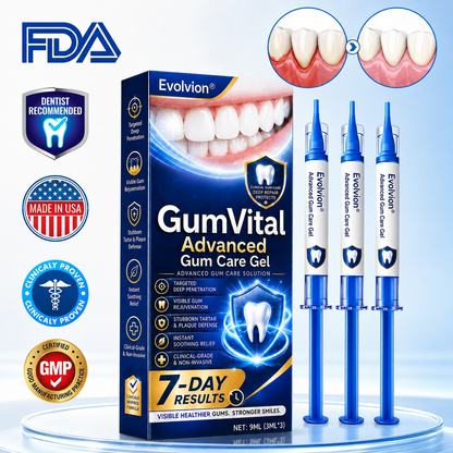 🦷 Evolvion® GumVital Advanced Gum Care Gel + 🎁 FREE Gum Care Kit
