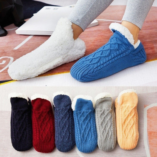 Indoor Non-slip Thermal Socks✅ Bye to Numbness, Pain and Swelling ✅ Foot issues and sensitive feet ✅ Help increase blood flow and circulation