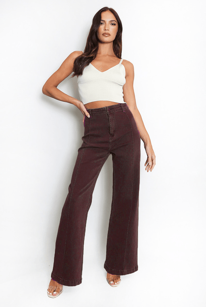🍂Autumn 2025 New Arrivals🔥Visible Seam Wide Leg Jeans