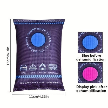 🔥Last Day 49% OFF - Reusable Car Dehumidification Bag - Moisture-Proof Dehumidification Bag - Vehicle Interior Moisture Absorption, Moisture Prevention Air Purifying
