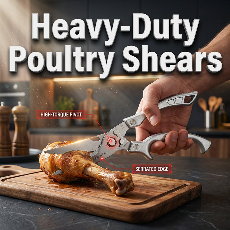 Multi-Functional Heavy-Duty Kitchen Scissors